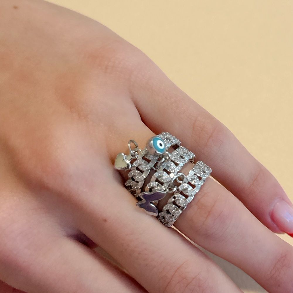 Evil eye ring R701
